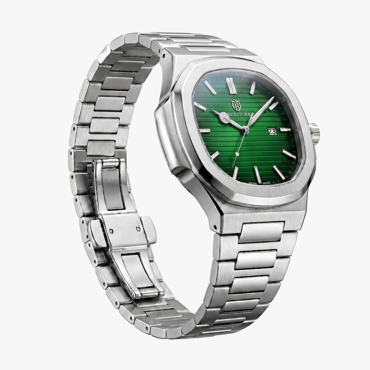 Marco Belfiore Amalfi men's stainless steel quartz watch, product view 5