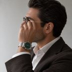 Marco Belfiore Amalfi men's stainless steel quartz watch, product view 2